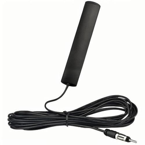 Autoradio Antenne FM Scheibenantenne Universal FM Auto Antenne Selbstklebende Autoantenne Windschutzscheiben 3M Verlängerungskabel mit DIN-Stecker 48–860 MHz 26 dBi Für LKW Stereo Tuner Radio