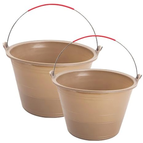 Veemoon 2 Pièces Seaux à Résistants pour Chantier Seaux pour Portable