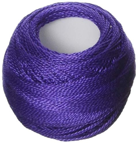 DMC 116 8-333 Pearl Cotton Thread Balls, Very Dark Blue Violet, Size 8