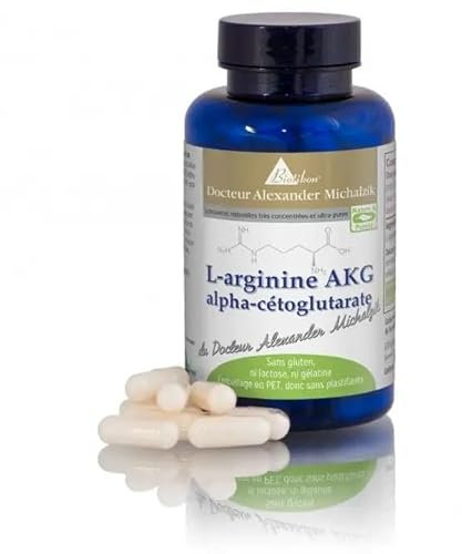 L-Arginin AKG - je Tagesempfehlung 2500 mg L-Arginin Alpha-Ketoglutarat - KEIN Siliziumdioxid - OHNE Zusatzstoffe - von BIOTIKON®