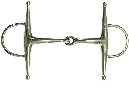 Korsteel Edelstahl einfach gebrochene Knebeltrense (150mm) (Silber)