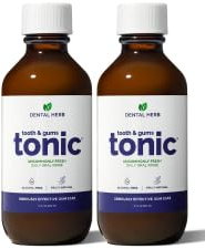 Dental Herb Company Tooth & Gums Tonic Mouthwash Herbal Oral Rinse 18oz (2)
