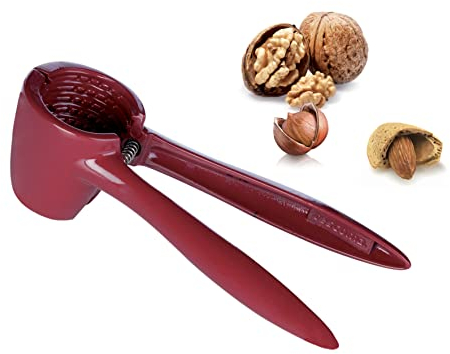 Tescoma 420204 Schiaccianoci Conico in Metallo, 18 cm, Rosso