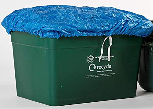 Pack Of 4 - Recycling Bin/Box Covers - Colour Blue