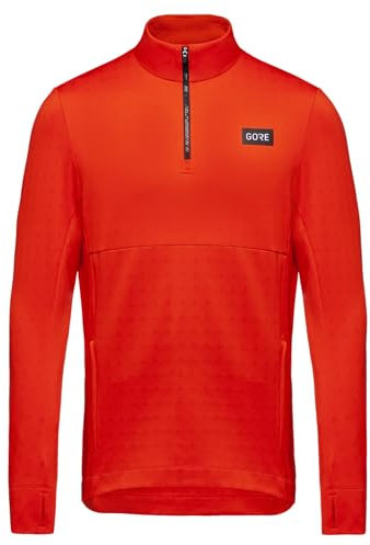 GORE WEAR Herren Everyday Thermo 1/4-zip Vest, Rot, L EU