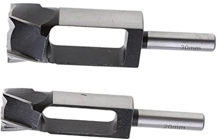 Baoblaze Zapfenbohrer Zapfenschneider Forstnerbohrer 1/2 '' 8-40mm (20mm+30mm)