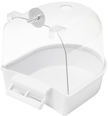 Vasca da bagno per uccelli, per gabbia, per uccelli, per uccelli, pappagallo, vasca da bagno, box doccia, gabbia per uccelli, per piccoli uccelli, canarino, pappagalli