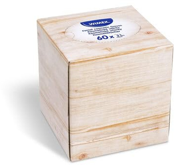 VEPATIM 3000 Kosmetiktücher 100% Zellstoff 3-lagig in Spenderbox weiß