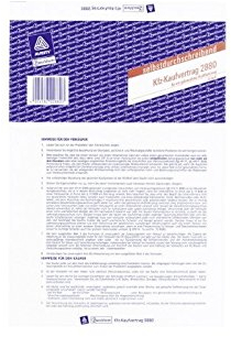 AVERY Zweckform Vordruck ÃÃÃÃÃÃôKaufvertrag fÃÃÃÃÃÃür KFZÃÃÃÃÃÃô, 4fach, A4