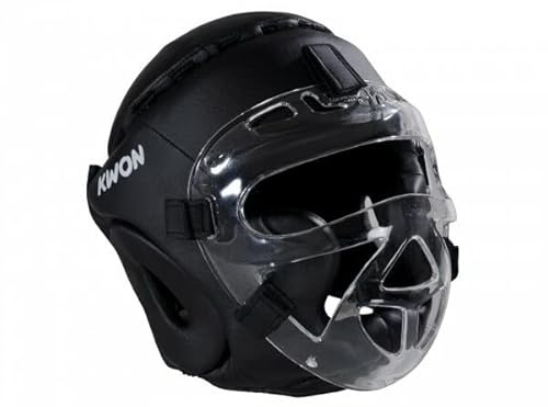 KWON® Kopfschutz Fight CE Helm mit + Gesichtsmaske visier Boxen Krav Maga