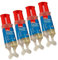(Pack of 4) Hilka 2 Part Epoxy Resin Syringe Precision Hard Setting Adhesive Glue