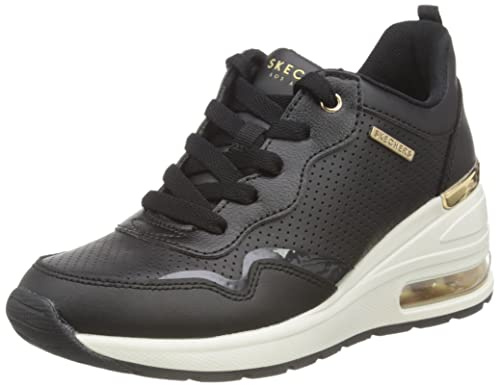 Skechers Milioni Di Aria, Scarpe da ginnastica Donna, Nero, 40 EU