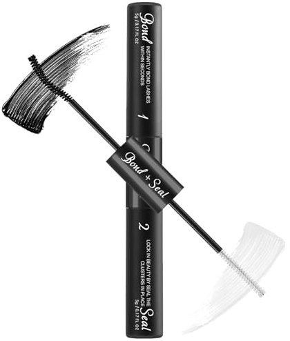 Super Hold Cluster Eyelash Adhesive, Waterproof, Holds for 48-72 Hours, Latex-Free, Mascara Stick Glue for Sensitive Eyes