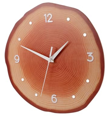 MAGICLULU Horloge Murale Décorative Horloge sans Fonctionne à Piles Décoration Intérieur pour Salon Cuisine Chambre