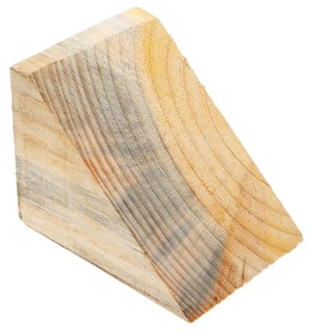 UTHCLO Cuneo Stabilizzatore per Ruote in Legno Maniglia Antiscivolo per Camper e Rimorchi Blocco di Bloccaggio per Pneumatici di Auto e Motociclette Accessorio Portatile per Parcheggio