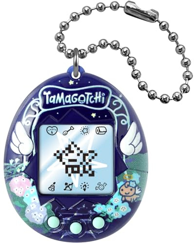 BANDAI Tamagotchi Angel Virtual Night Garden Pet Multifärg 46163, elektronisk leksak för åldrarna 8+ Ditt favorit elektroniska husdjur med nya mönster att samla!