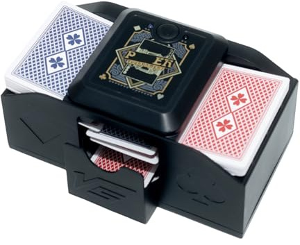 Mélangeur Automatique - Mélangeur de Poker électrique, mélangeur de Cartes à Piles | pour Un Jeu pour Les Personnes âgées, Les Adultes et Les Adolescents, Phase 10, fête