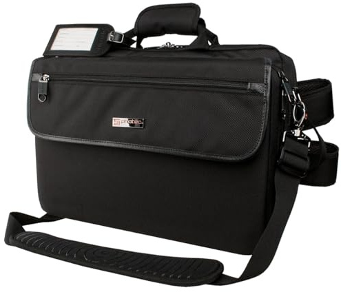 Pro Tec Lux Flute/Piccolo Messenger PRO PAC Case LX308PICC Flute, Black