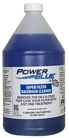 Jack's Magic Power Blue Filter Backwash Cleaner for sand filters Size: 1 Gallon