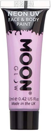 Moon Glow - Pintura corporal y facial intensa de neón UV – Pastel Lila 12 ml