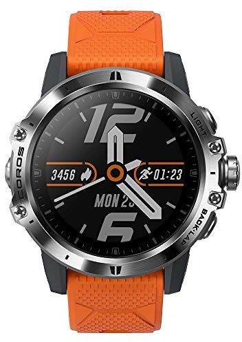 COROS VERTIX GPS-Abenteueruhr mit Herzfrequenz- und Pulsox-Monitor, 60-Stunden-GPS-Vollbatterie, 24/7-Herzfrequenzüberwachung, diamantähnlichem Saphirglas, Touchscreen (Feuerdrache)