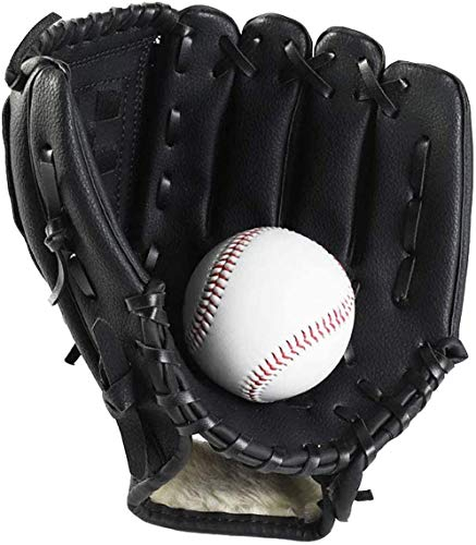 Wonninek Baseballhandschuh Sport-Schlaghandschuhe mit verstellbarem und bequemem 10,5-Zoll-Wurf für rechte Hand und linker Hand