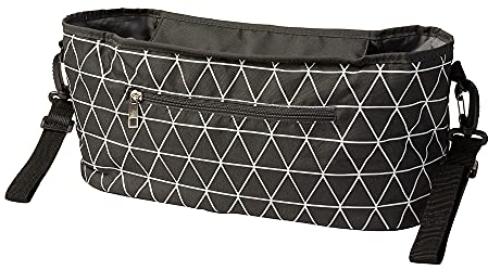 luxdag Kinderwagen Buggy Organizer mit Reißverschluss (Farbe & Motiv wählbar) - Kinderwagentasche zum Anhängen - Baby Zubehör
