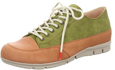 Think! Damen Meggie chromfrei gegerbte nachhaltige Wechselfußbett Pantolette, 010 ROSA/Kombi, EU