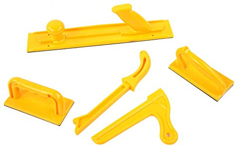 Push Block, 5 st Säkerhets Push Block och Stickpaket Träbearbetningsöverfräsbord Verktyg för användning på fräsbord, skarvar, formare och bandsågar