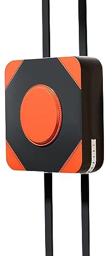 Oshhni Sacco da Boxe con Bersaglio da Muro per Boxe Sacco da Boxe con Bersaglio a Muro Quadrato Regolabile in Altezza per Palestra Domestica Attrezzatura per, Arancio 30 cm