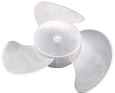 Christol Plastic Fan Blade Small Power Mini Plastic Fan Blade 3 Leaves For Hairdryer Motor