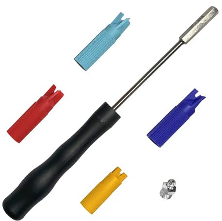 Reevnnmer Fettzerk-Reiniger, Schmiernippel-Reinigungswerkzeuge, neue Fett-Sets, um das Fetten einfacher zu machen, Reiniger, Fahrzeug-Reparaturwerkzeug,Fettdüsen-Reinigungswerkzeug mit drehvorrichtung
