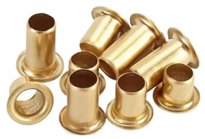 Remache hueco de latón/hebilla de cobre M2.3 M2.5 M3 M4 M5 M6(100pcs M3X9)