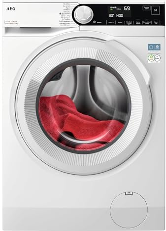 AEG LFR7394N2B – Lavadora de Libre Instalación Serie 7000 ProSteam, 9 kg, 1400 rpm, PreciseWash, Programa Higiene con Vapor, Motor Inverter, Certificado Woolmark Blue, Blanco