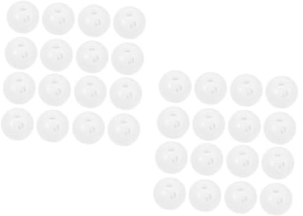 GALPADA 60 Pièces Billes à Grelots Plastique pour Réparation Bruit de Poupée Insérées pour Bricolage Jouets Faits Main Accessoires Sonores pour Animaux et Marionnettes