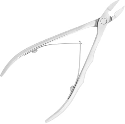 STALEKS PRO - Expert 60 Tronchese professionale per Unghie Morbide e Sottili, Affilatura Manuale, Maniglie Curva + Ondulato, Lama da 12 mm