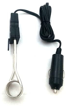 Riscaldatore Elettrico ad Immersione Resistenza Elettrica Ad Immersione 12v 120w per Camper Campeggio Auto Picnic Riscaldatore Acqua Portatile