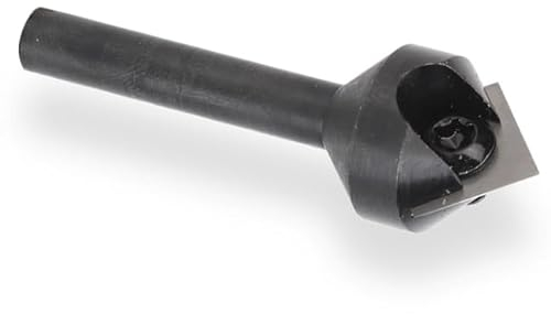 Candeon V Fräser Für Oberfräse, 6mm Schaft V Nutfräser 90 Grad CNC Fräser Graviermaschine Fräser, 90-Grad-Anfasen, 45-Grad-Fräsen V-Nut Schaftfräser Hartmetalleinsatz Holzschneider Fräser