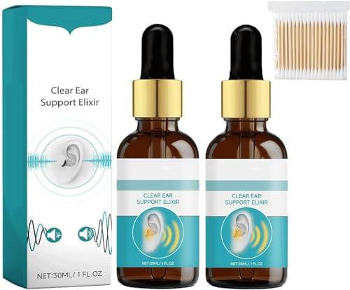 EchoPure Organic Ear Support Elixir,Tinniease Spray for Tinnitus,Tinnitus Relief for Ringing Ears (2 pcs)
