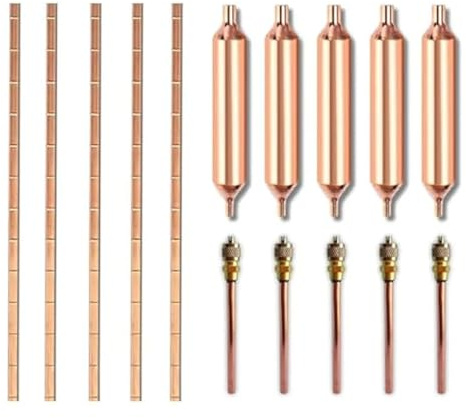 YHNNH Secador De Filtro BABZ For Refrigeración, Herramienta De Reparación De Aire Acondicionado De 15 Piezas, Válvula De Acceso Al Secador De Filtro del Refrigerador