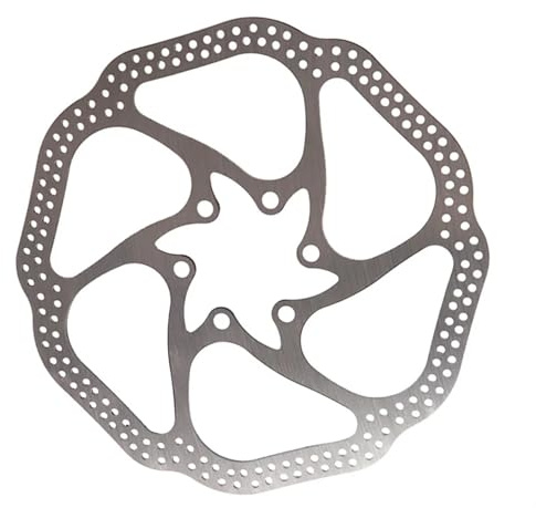 Discos de freno para moto Pastillas de freno de disco de 6 pulgadas y 160 mm para bicicleta de montaña, disco de seis clavos y seis orificios con tornillos