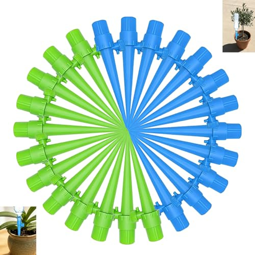 Atsmoce 2026 Nuevo Kit de Riego Automático para Plantas en Maceta: a prueba de fugas, Dispensador de Agua para Plantas con Cantidad de Agua Ajustable, Sistema de Riego Ajustable, Sistema de Riego para