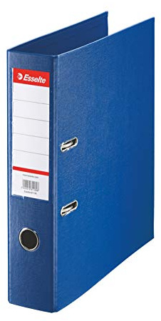 Esselte Standard, 1x classeur à Levier, Bleu, Dos de 75 mm, A4, PP, 320210
