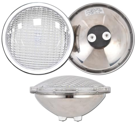 BARCELONA LED Foco LED para piscina sumergible PAR56 24W 12V AC, luz blanca potente, IP68 resistente al agua, ahorro energético, iluminación segura y duradera para piscinas y fuentes