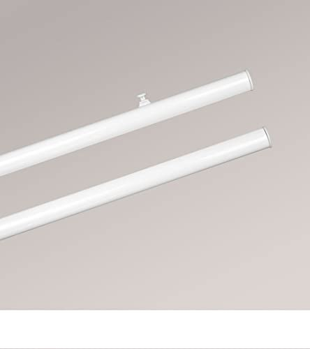 LYSEL® Schiebegardine Klemmleisten Set für Oben und unten Breite: 60cm Höhe: 2cm