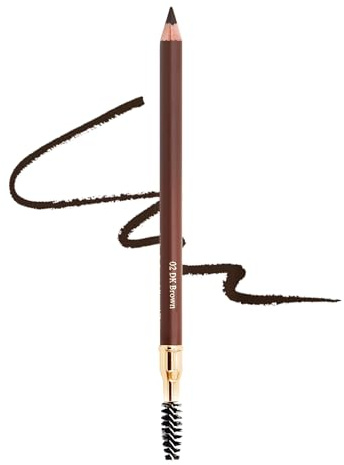 BODERMINCER 1pcs Eyebrow Pencil Longlasting Waterproof Durable Liner Eyebrow 5 Colors to Choose (2# Dark Brown)