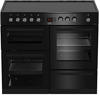 Beko 100cm Electric Range Cooker - Black