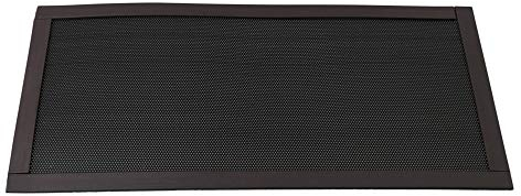 BQLZR 12 x 24 x 0,05 cm Kunststoff-PVC-Ventilator für Haus, quadratisch, Schwarz