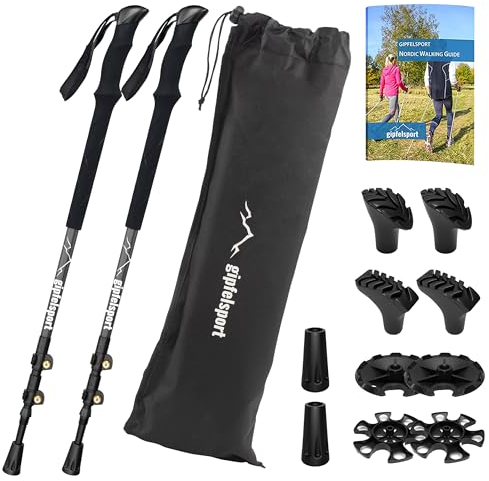 gipfelsport bâton de Trekking Carbone Poignée EVA