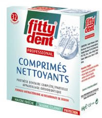 Fittydent Professional Comprimés Nettoyants 32 Comprimés